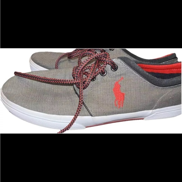 Polo Ralph Lauren Men’s Casual Shoes /Gray Size 14 - Picture 1 of 5
